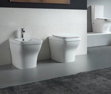 Унитаз напольный приставной безободковый AQUATEK АМАДЕО AQ1964-00 560*365*400 мм,  с микролифтом