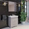 Зеркало-шкаф COMFORTY "Осло-70" бетон светлый