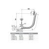 Слив-перелив AlcaPlast A55КM-100
