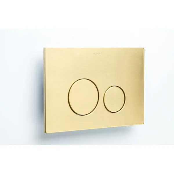 Кнопка смыва Boheme 649-MG для инсталляции, золотой матовый