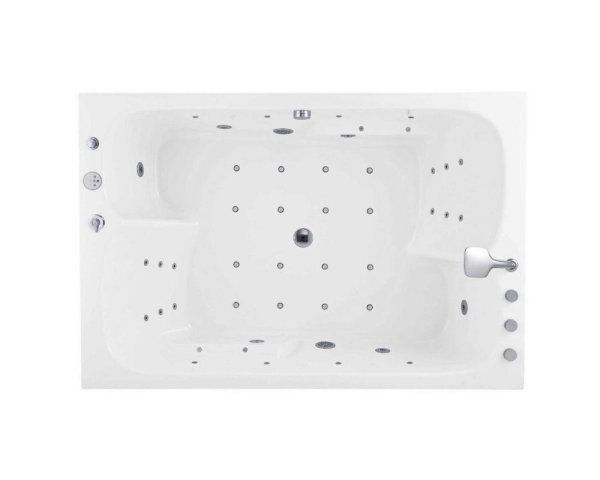 Ванна акриловая SSWW A1905 180х120 с гидромассажем, белый глянцевый