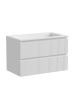 Тумба подвесная SANCOS Snob T 790х445х500, c двумя ящиками оснащенными доводчиками, Bianco, SNT80W