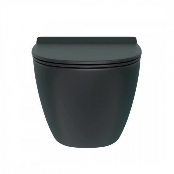 Унитаз подвесной Maretti Elena безободковый с микролифтом, EA10PBM93-560, черный