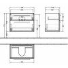 Тумба с раковиной Villeroy & Boch Verity Design B02100PN 80 вяз импрессо