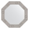 Зеркало Evoform Octagon BY 7357 71x71 волна хром