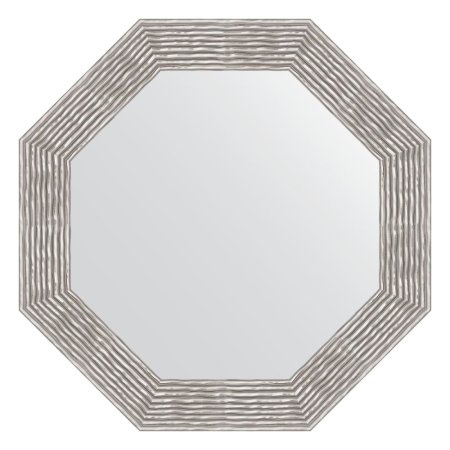 Зеркало Evoform Octagon BY 7357 71x71 волна хром