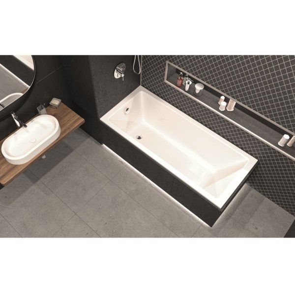 Ванна акриловая Whitecross Wave Slim 0111.180080.100 180x80 белый