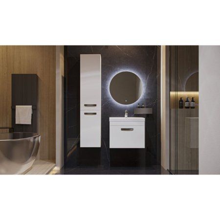 Шкаф-пенал Velvex Estea pp.EST.35 160 белый матовый