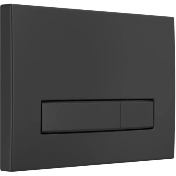 Кнопка смыва Berges Atom Line 049227 для инсталляции, черный матовый