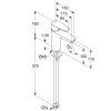 Смеситель для раковины Kludi PURE&SOLID 341980575WR4 хром
