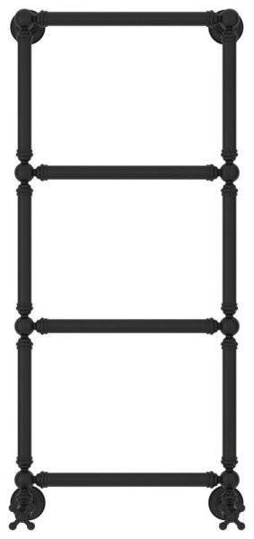 Полотенцесушитель водяной Сунержа Ренессанс 31-0280-9640 960x400 черный матовый