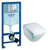 Комплект Jacob Delafon Escale E1306-00 + Система инсталляции для унитазов Grohe Rapid SL