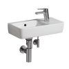 Раковина Geberit Renova Compact 276250000  50  с полочкой справа белая