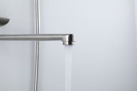 Смеситель для ванны Frap F22806, однорычажный, сатин