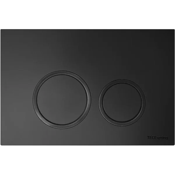 Инсталляция для унитаза Tece TECEspring R S401104 с кнопкой смыва, черный матовый