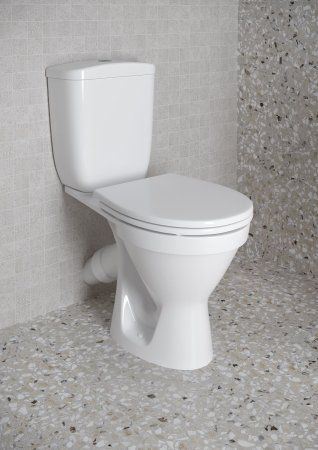 Унитаз - компакт Vitra Norm Blanc Duroplast 345х650х810, напольный, быстросьемное сиденье дюропласт с микролифтом, белый (9837B099-7202)