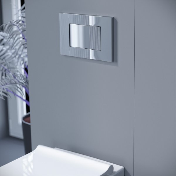 Кнопка смыва для унитаза Alcora ST1200  Koller Pool Design (DESIGN PLUS CHROME)