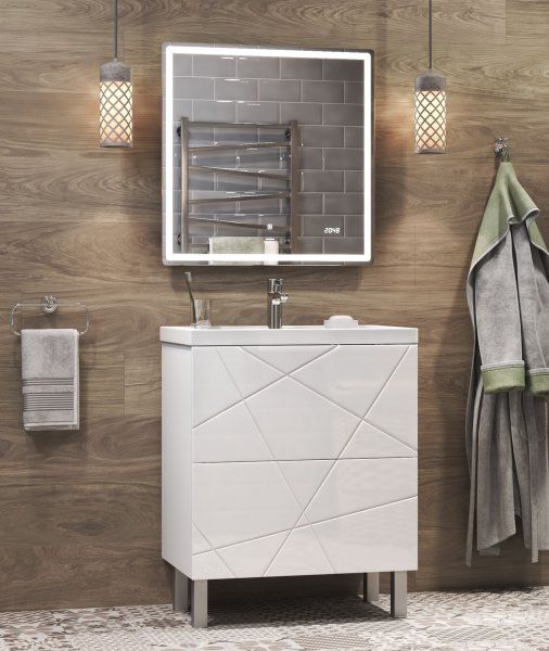 Тумба VIGO Geometry под раковину Geometry 600-0-2 (Фостер) (tn.bsf.GEO.FOS.60.2Y)