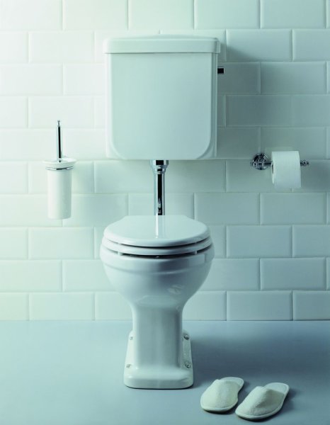 Унитаз напольный Simas Londra LO901bi вертикальный выпуск, боковая ручка орех/хром