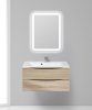 Тумба с раковиной BelBagno Marino MARINO-900-2C-SO-WO-P 90 rovere bianco
