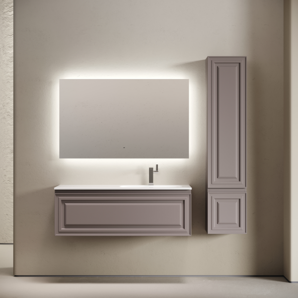 Тумба подвесная SANCOS Very  правая 1195х445х406, c одним  ящиком оснащенным доводчиками, Doha Soft , VR120RSM