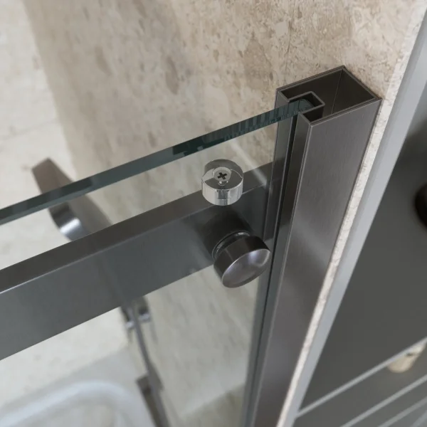 Душевой уголок BelBagno Marino MARINO-2-AH-2-120/90-C-GM 120x90 см, профиль оружейная сталь матовый, стекло прозрачное