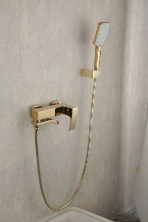 Смеситель для ванны Gappo G3207-3, однорычажный, золото