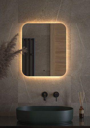Зеркало с LED-подсветкой настенное Defesto Opti DF 2813R 50x60