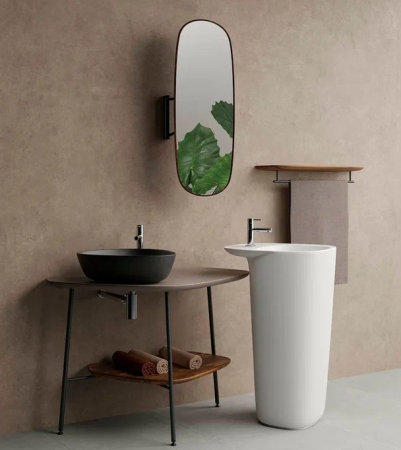 Раковина VitrA Plural 7812B483-0016 47 матовый черный