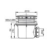 Сифон для поддона Ravak Standard 90 X01313 хром