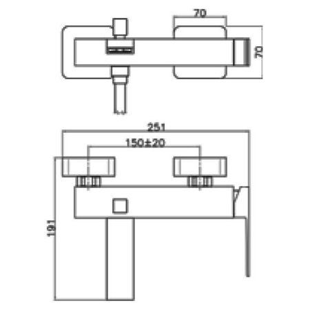 Смеситель для ванны Webert Pegaso PE850102010 золото