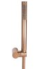 Смеситель для ванны и душа REA LUNGO ROSE GOLD розовое золото настенный, REA-B6695