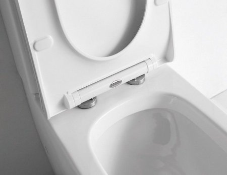 Унитаз напольный CeramaLux NS-2176, Бело-Глянцевый