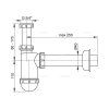 Сифон для раковины AlcaPlast A43