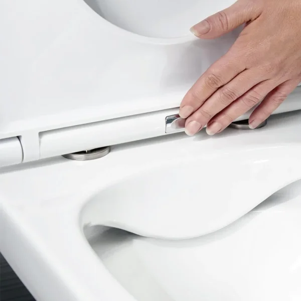 Унитаз подвесной Point Виктория PN41061 безободковый, с сиденьем микролифт, белый