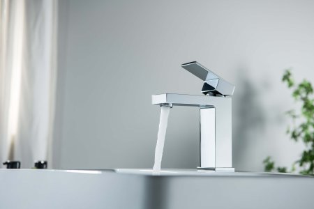 Смеситель для раковины 114, без донного клапана AQUATEK AQ1610CR ЛИБРА, Хром