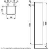 Шкаф-пенал Laufen Base 4.0267.1.110.263.1 L 35 темный вяз