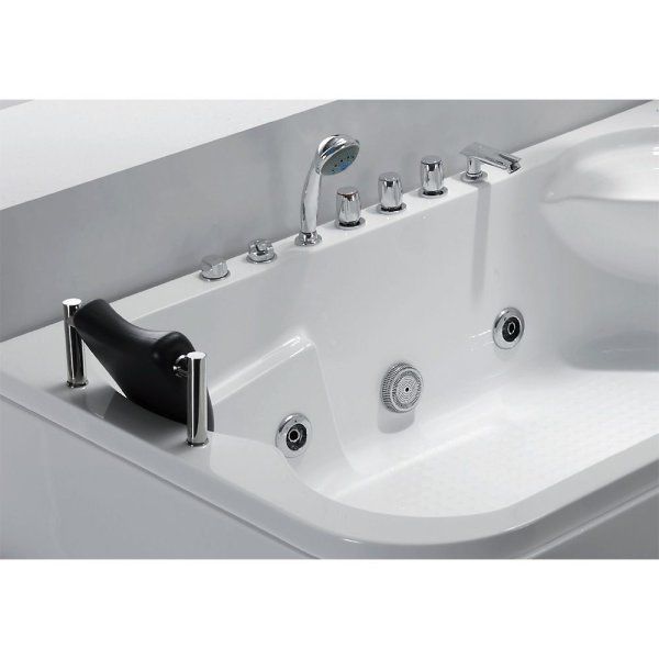 Акриловая ванна Gemy G9085 B L с гидромассажем