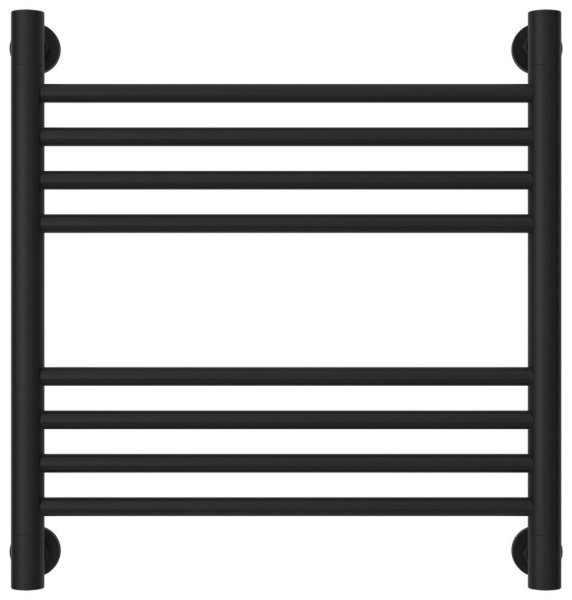 Полотенцесушитель водяной Сунержа Богема+ прямая 31-0220-5050 500x500 черный матовый