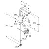 Смеситель для раковины Kludi ZENTA SL 480270565 хром