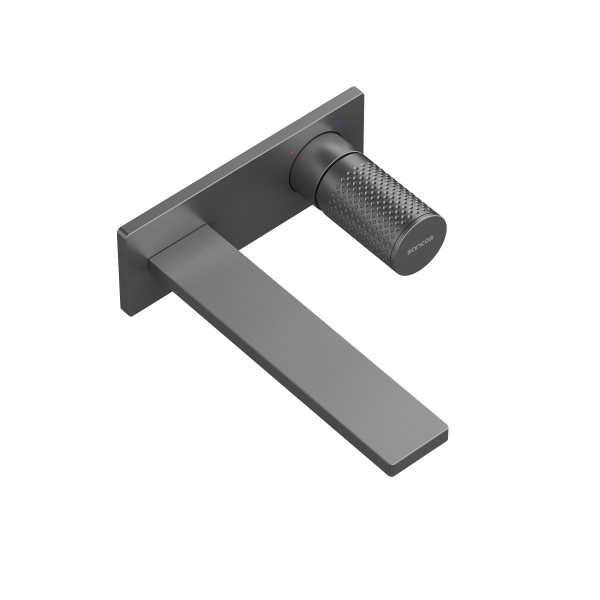 Смеситель для раковины SANCOS Nexus с внутренней частью, вороненая сталь,  SC9013GG