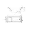 Акриловая ванна Cersanit Crea P-WP-CREA*170NL 170х75