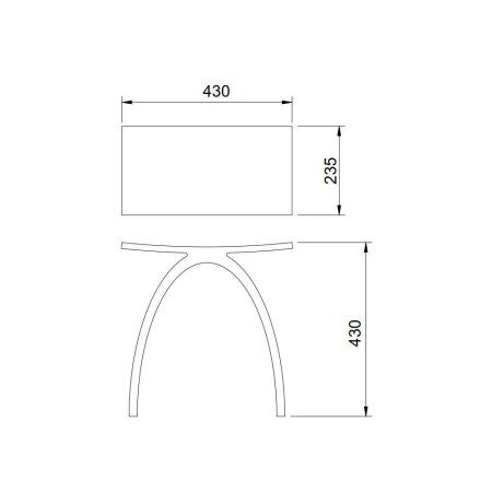 Стульчик для ванной ABBER Stein AS1639 белый