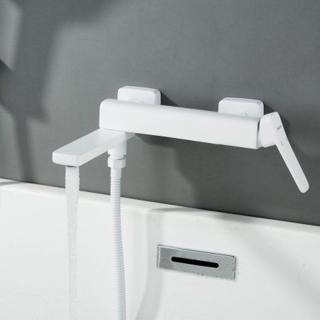 Смеситель для ванны Shevanik S9SC95QY2CTA, Белый