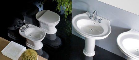 Унитаз приставной Hatria Dolcevita YXXP01 CR горизонтальный выпуск