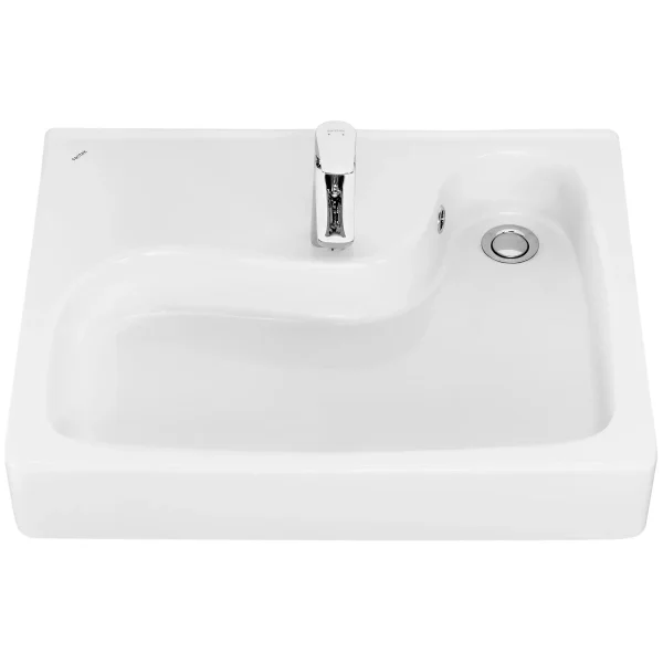 Раковина Santek Клио 1WH501784 63x51,5 см, над стиральной машиной, с кронштейнами и сифоном, белый