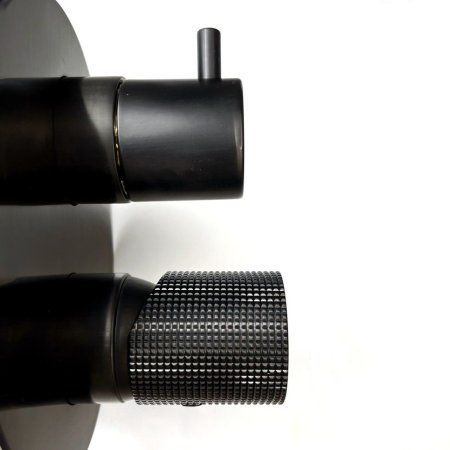 Смеситель для ванны Paini Cox Grip встраиваемый, черный матовый