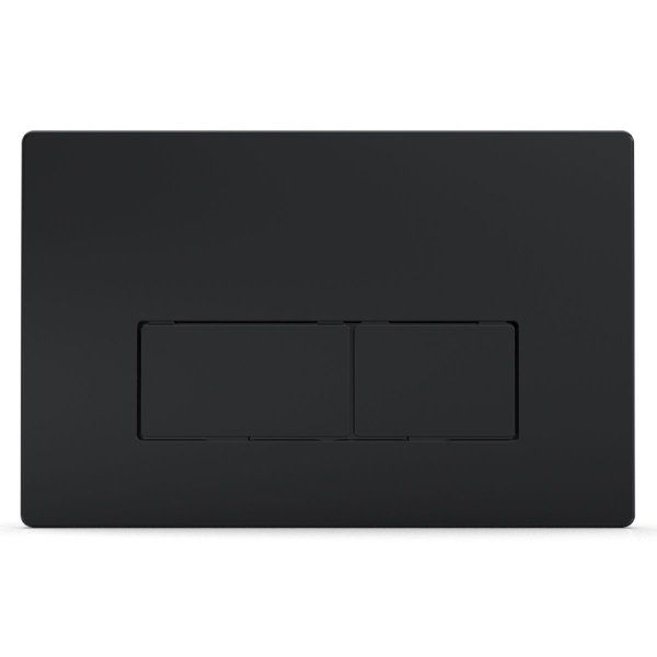 Кнопка смыва Azario 24.7х2.5х16 , пластик, цвет Черный матовый (AZ-8200-0092/AZ-P58-0190)