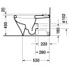 Чаша для унитаза-компакта Duravit DuraStyle 2156090000