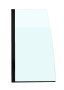 Шторка для ванны распашная Jacob Delafon Serenity 80х145 цвет профиля черный (E4933-BL)